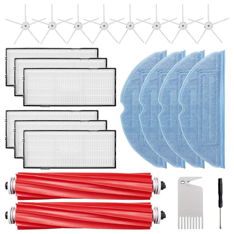 For Xiaomi Roborock S7 S7+ S7 Maxv S7 Maxv Plus Robotic Vacuum Cleaner Main Side Brush Hepa Filters Mop Cloth