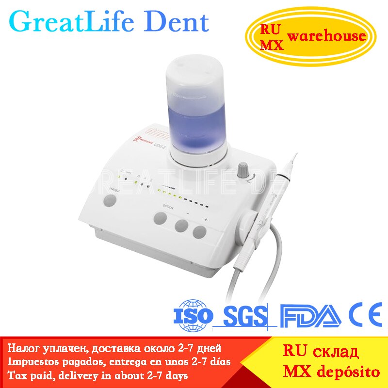 GreatLife Dent Scaler Woodpecker Ultrasonic Dental Equipment Ultrasonic Piezo Scaler UDS-E-LED Woodpecker Scaler