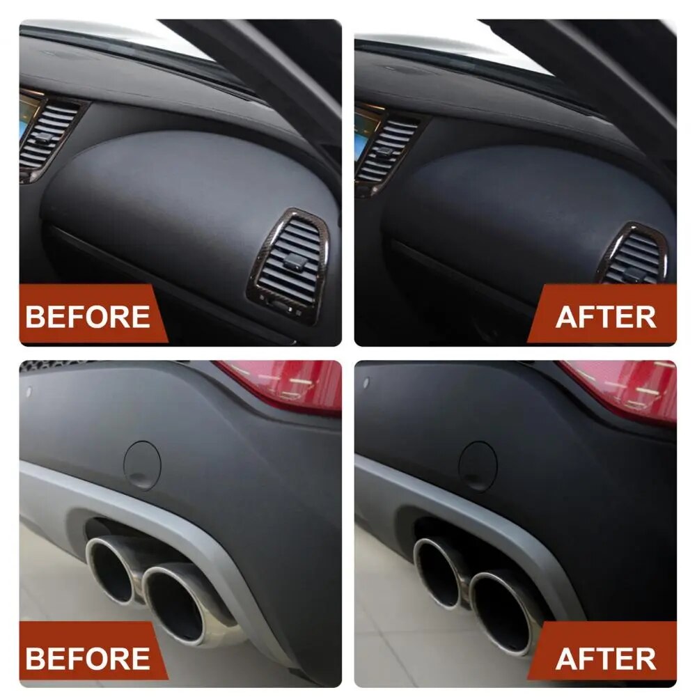 Interior Maintenance Agent Non-irritating Automotive Plastic Crystal Plating Liquid Dustproof Plastic Refurbishment Agent