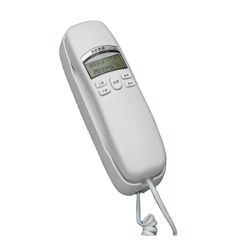 Wall Landline Telephone Home Office Hotel Incoming Caller ID Wall-mounted Bedside Mini Wall Telephone