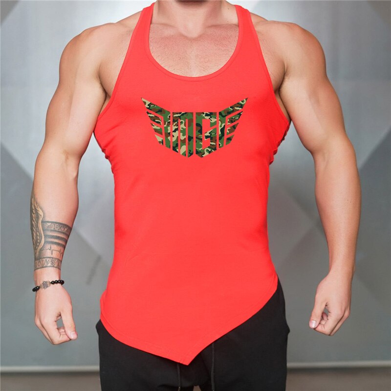 New Style Gym Singlet Training Bodybuilding Tank Top Summer Breathable Sleeveless Cotton Shirt Street Casual Fashion Slim Vests