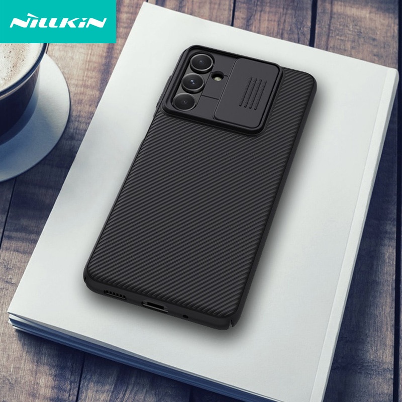 NILLKIN For Samsung Galaxy M54 5G Case Genuine CamShield Case Slide Camera Privacy Protection Shockproof Cover For Samsung M54