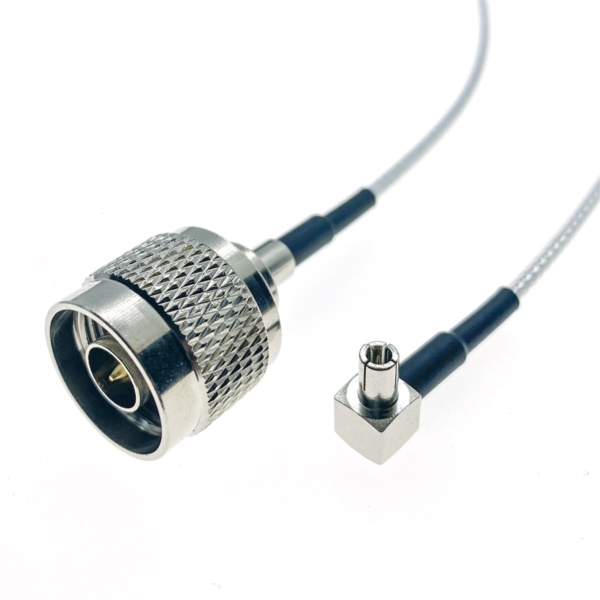 RG316 N Male plug to TS9 Male Right Angle 50Ohm Low Loss Jumper Coax RF Cable