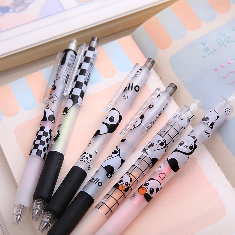 Panda Dot Glue Pen Solid Glue Stick Pen Shape Quick-drying High Viscosity Creative Students Stationery