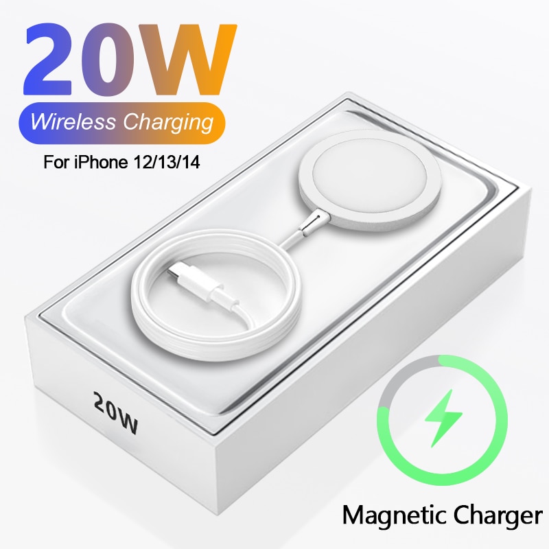 20W Fast Charger Original Magnetic Wireless Charging Device For iPhone 14 13 11 12 Pro Max Mini USB C 8 Plus XR X XS MAX Airpods