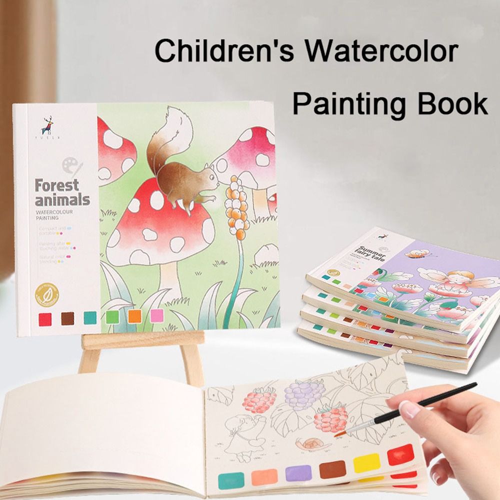 Early education tools Pocket Watercolor Painting Book Painting Toy Coloring Water Painting Book Graffiti Picture Book