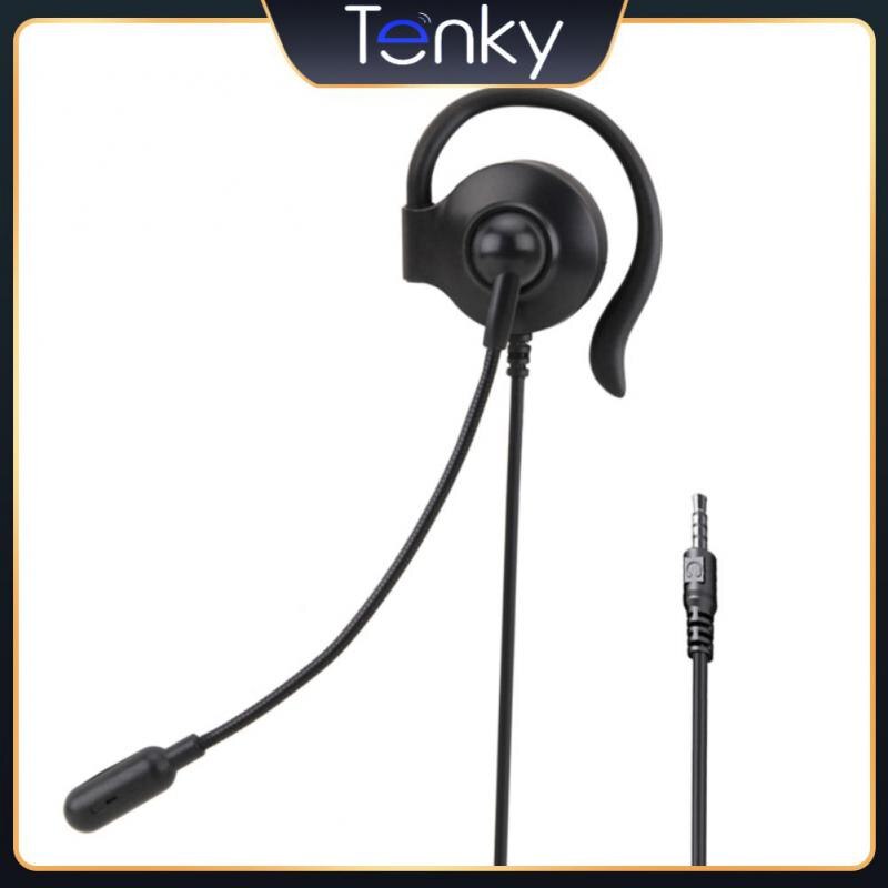 3.5mm Centre/traffic/computer Wired Business Headset Ear Hook Usb With Microphone Earphone For Clear Call Universal Headphone
