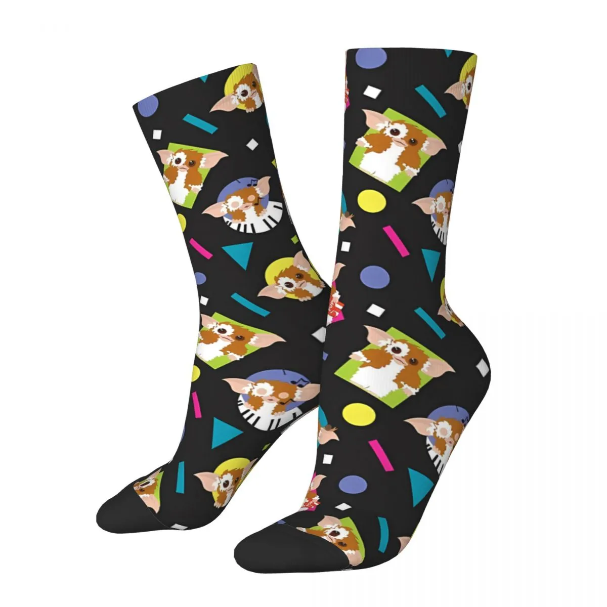 Retro Adorable Ball Of Fun Men's Socks Gremlins Gizmo Horror Film Unisex Harajuku Seamless Printed Crazy Crew Sock Gift