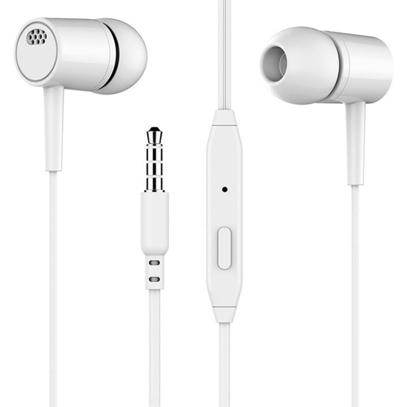 3.5mm In-ear Wired Earphone Built-in Microphone Earbuds With Mic Earbuds Headset In-ear High Quality 2 Color Optional