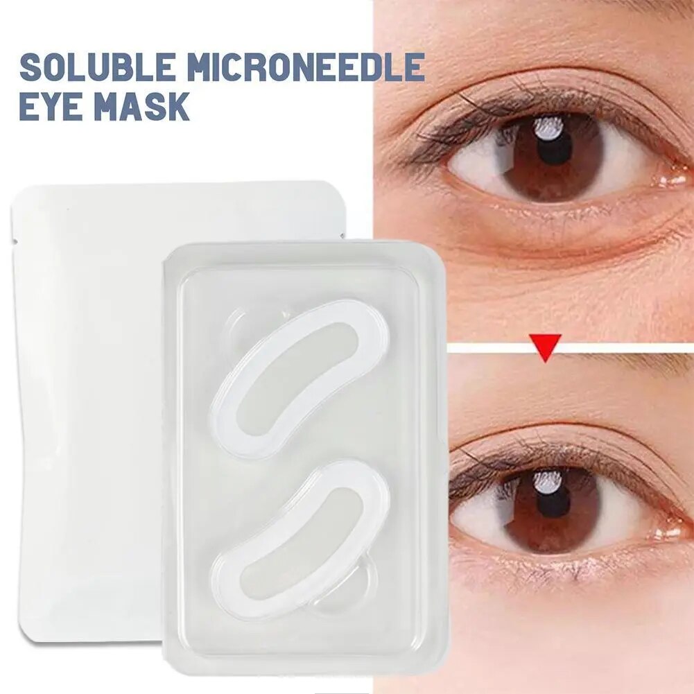 New Hyaluronic Acid Soluble Microneedle Eye Mask Eye Firming Black Collagen Circle Mask Mask And Desalinating O6W7