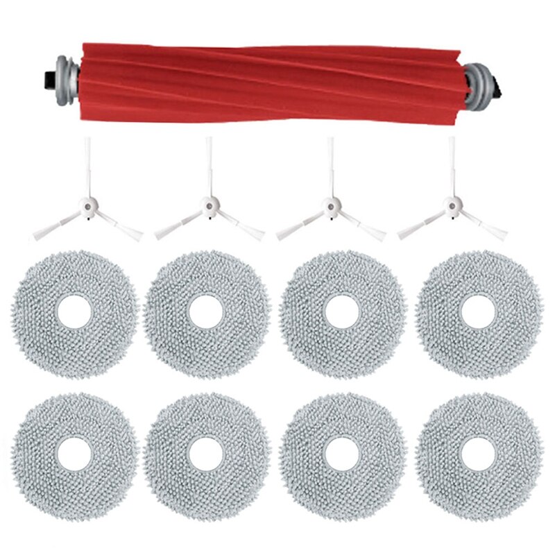 Sweeping Machine Replacement Accessories For Roborock P10 Sweeping Robot Rubber Brush Mop Cloth Side Brush Kit