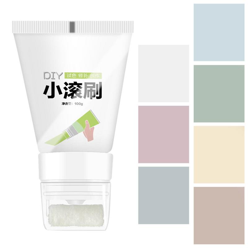 White Color Wall Repair Cream Rolling Brush Wall Repair Paste Roller Brush for Small Rolling Brush Wall Latex Paint