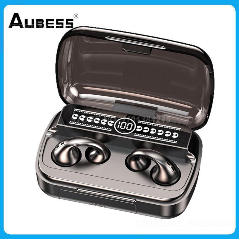 Hanging Ear Headset No Sound Leakage Ear Clip Design Sports Headset Strong Battery Earphone Wireless Headset 10 Meters