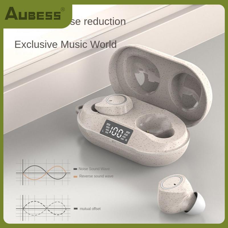 Earphone Touch Operation Digital Display Sports Headset Hd Call Physical Noise Reduction Wireless Headset Long Range