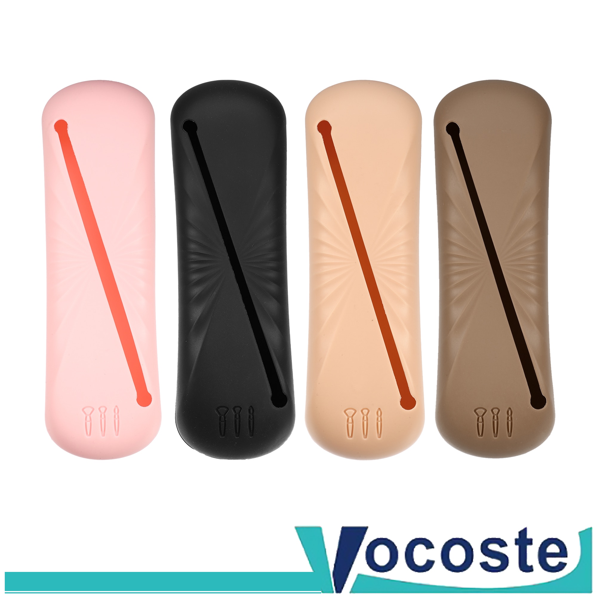 VOCOSTE S/M Waterproof Portable Travel Makeup Brushes Make up Brush Storage Holder Cosmetic Bag Organizer Pouch Washbag Tools