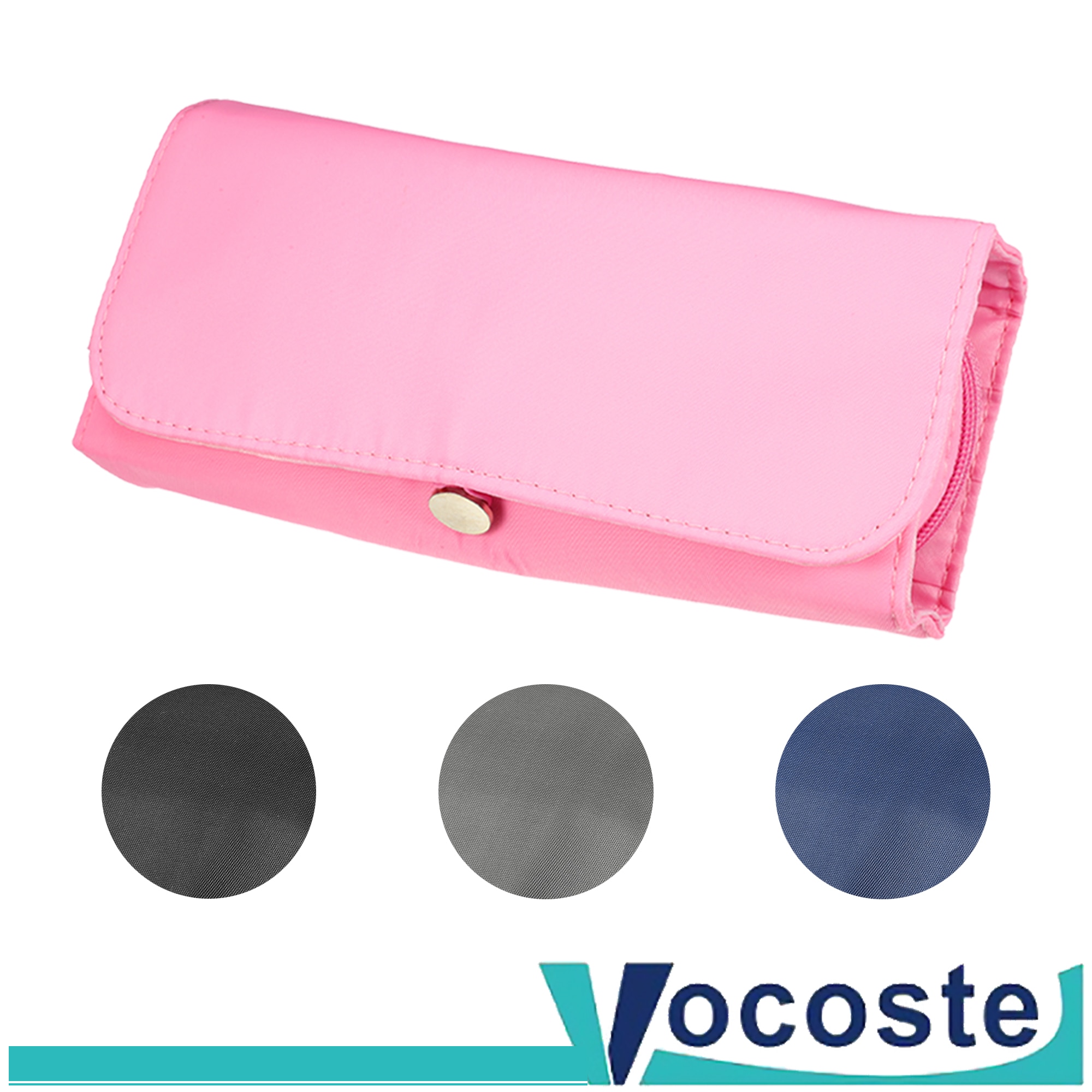 VOCOSTE Portable Travel Makeup Brushes Bag Make up Brush Storage Holder Cosmetic Bag Multifunctional Organizer Pouch Tools