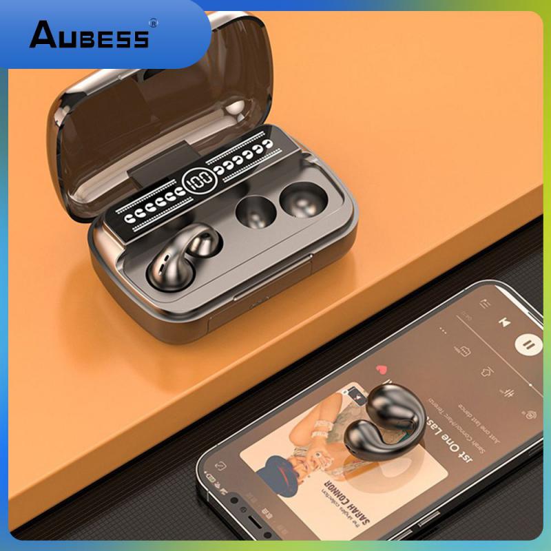 Strong Battery Touch Control Headset Charging Time 1 Hour Earphone Ear Clip Design Wireless Headset No Sound Leakage