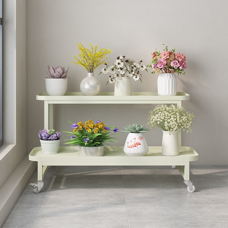 Wedding Plant Organizer Shelf Modern Nordic Metal Display Flowers Stand Balcony Living Room Estanteria Plantas Indoor Decor