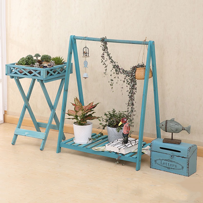 Indoor Home Plant Shelf Display Layers Wooden Ladder Flowers Stand Corner Window Scaffale Per Piante Decorating Shelf Flower