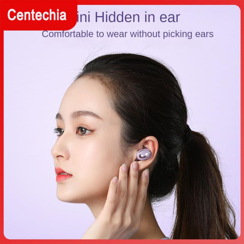 Mini Headset Charging Time About 1-1.5h Lithe Touch Control Headset Electroplating Process Wireless Headset