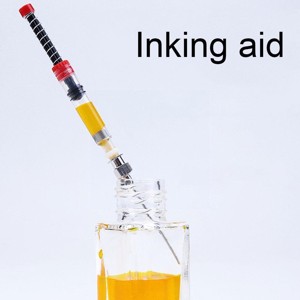 Fountain Pen Ink Filler Ink Pen Syringe Absorbor Suction Tool Device Supplies Converter Cartridge School Ink Stationery Off M1E2