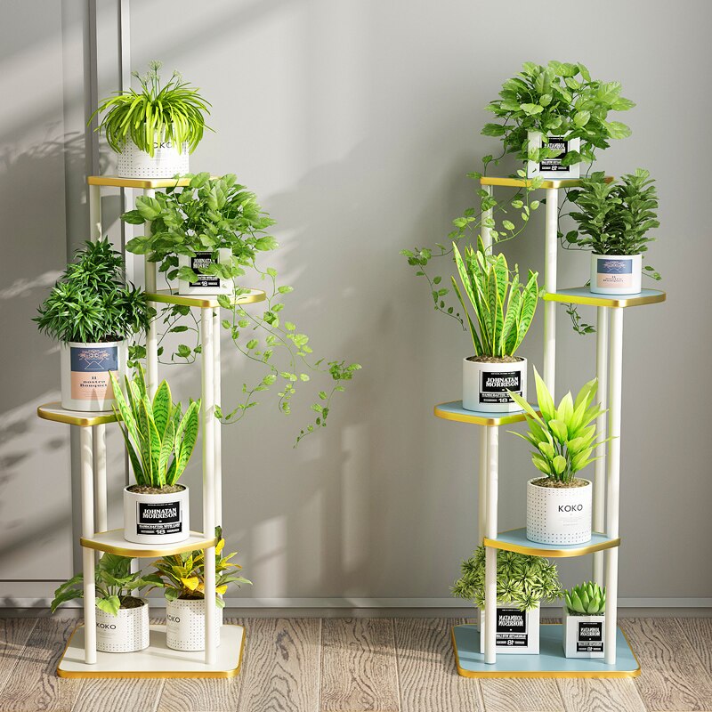 Support Round Plant Shelf Display Stick Holder Wooden Flower Shelf Living Room Suporte Para Plantas Decorating Shelf Flower