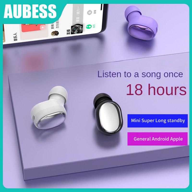 Abs Strong Endurance Wireless Headset Lithe Headset Mini Earphone Wireless Earphone Electroplating Process