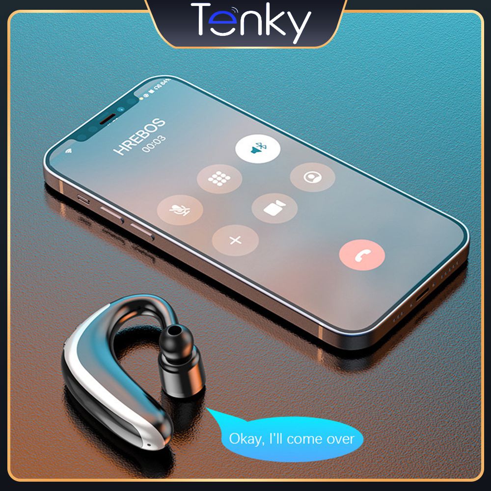 About 10 Meters Distance Touch Control Headset High Quality Audio Quality Sports Headset Ultra Light Body Ear Clip Design