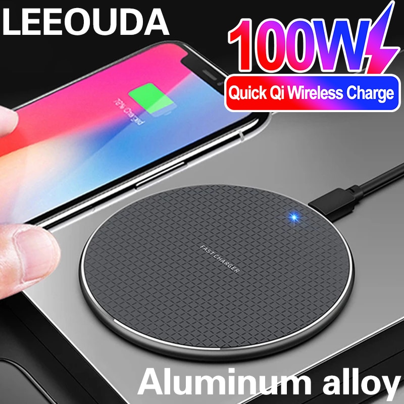 15W Wireless Charger for iPhone 13 12 11 Xs Max X XR 8 Plus Fast Charging Pad for Ulefone Doogee Samsung Note 9 Note 8 S10 Plus