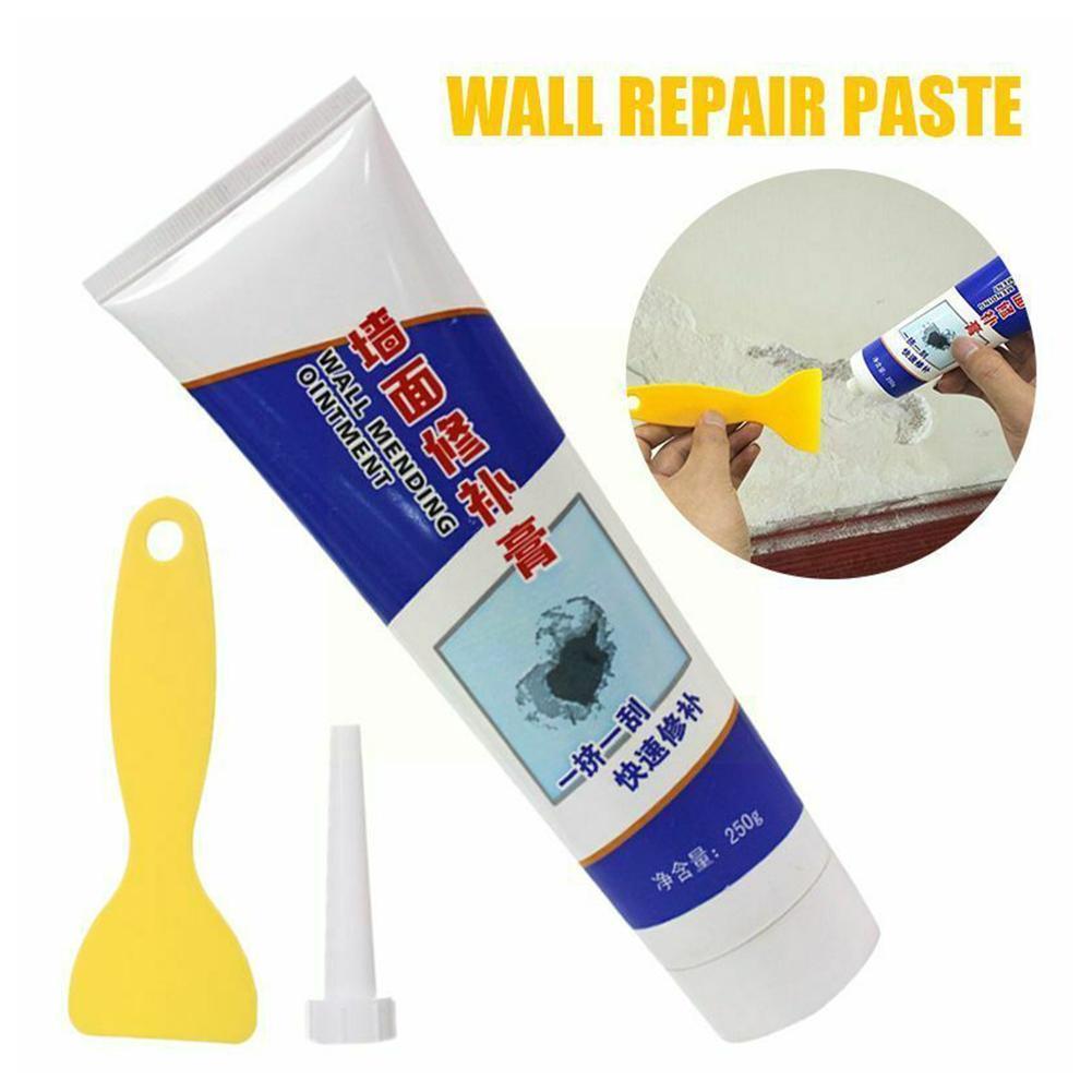 New Repair Cream Wall Peeling Wall Plaster Repair White Paint Wall Paste Repair Latex Hole Repair Cream Tool Y1G2