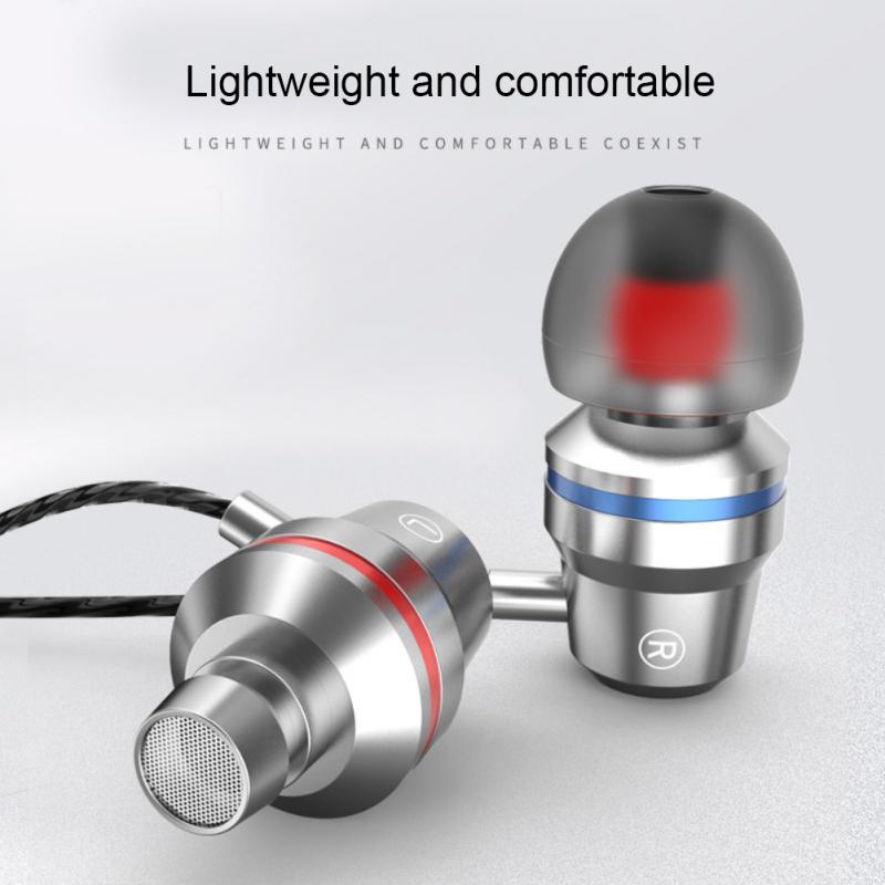 Type C In Ear Headphones Earbuds Type C 1.2 M Headphones Wire C Type Good Quality For Smartphone Gaming Headset With Microphone
