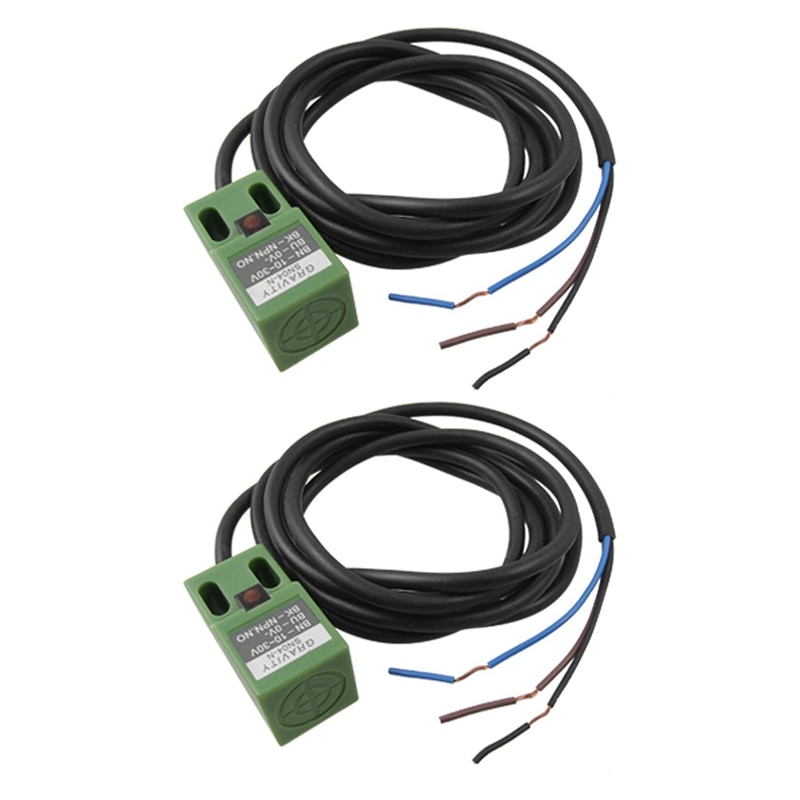 2X SN04-N DC 10-30V NPN 3-Wire 4Mm Approach Sensor Inductive Proximity Switch