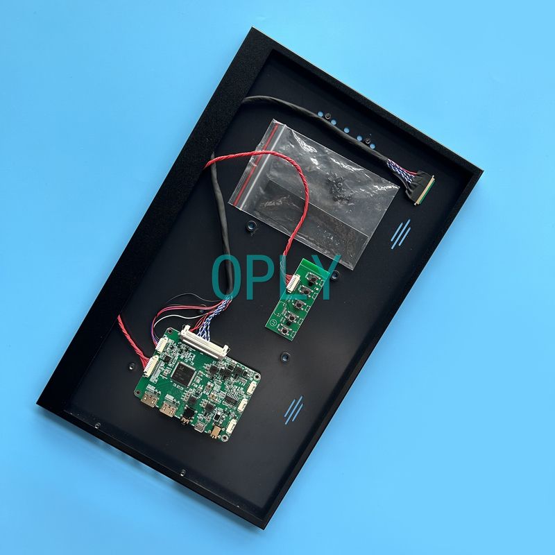 Fit B156XW04 DIY Kit LVDS 40 Pin Micro USB Controller Driver Board+Metal Case 2 Mini-HDMI 1366*768 15.6" Portable Refit Dis