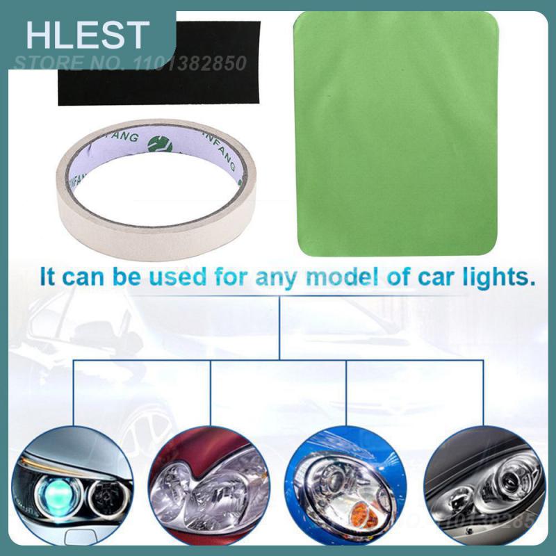 Hgkj Glass Window Cleaner Portable Durable Cleaning Headlight Tool Universal Car Headlight Repair Renovation Tool