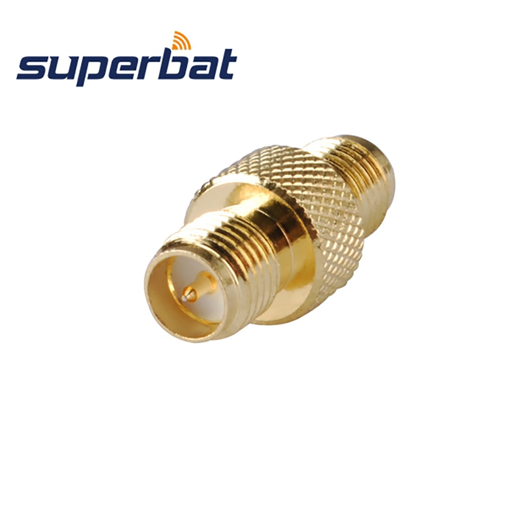 Superbat 5pcs SMA Adapter RP-SMA Jack to SMA Female Straight RF Coaxial Connector