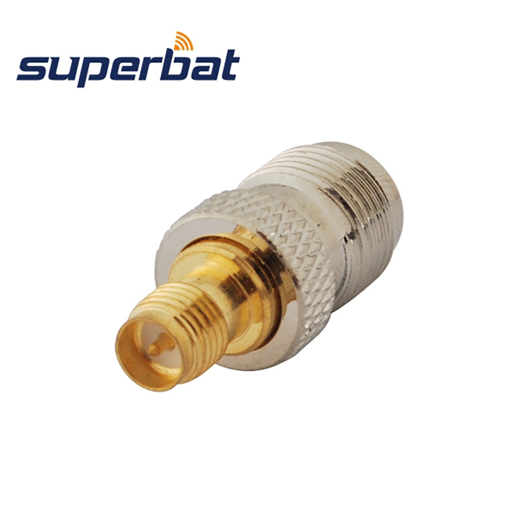 Superbat 5pcs SMA-TNC Adapter RP-SMA Female to RP-TNC Jack Straight RF Coaxial Connector