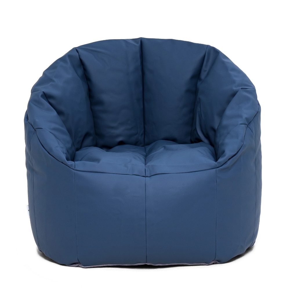 MDNG Beanbag Sofa, Sedentary Comfort, Interior Home, Modern Aesthetic, Bedroom, Living Room, Navy Marine