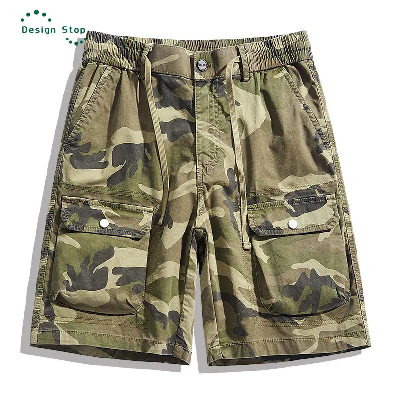 Summer Men's Cargo Shorts Male Brand Multiple Pockets Comfortable Stylish Outdoor Short Pants