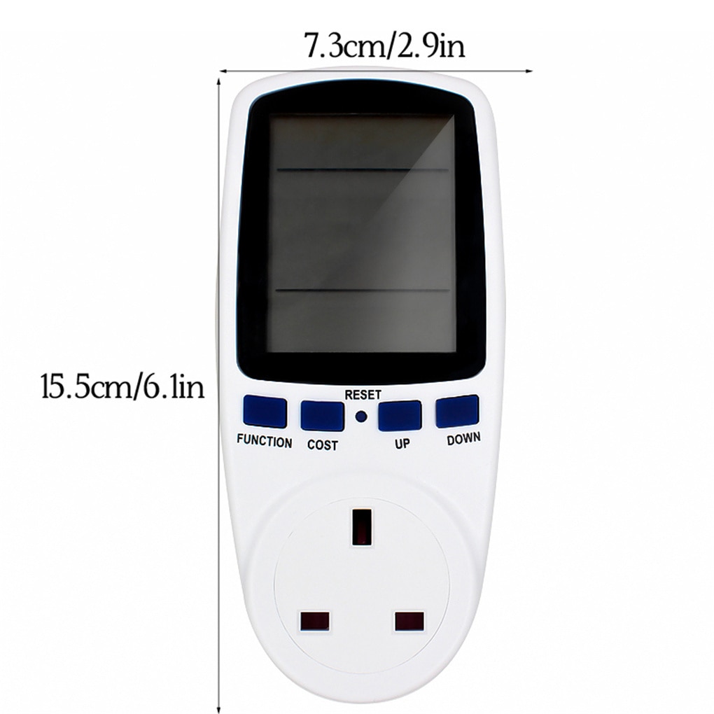Power Socket Voltage Current Meter Outlet Power Analyzer Electricity Usage Socket EU Plug