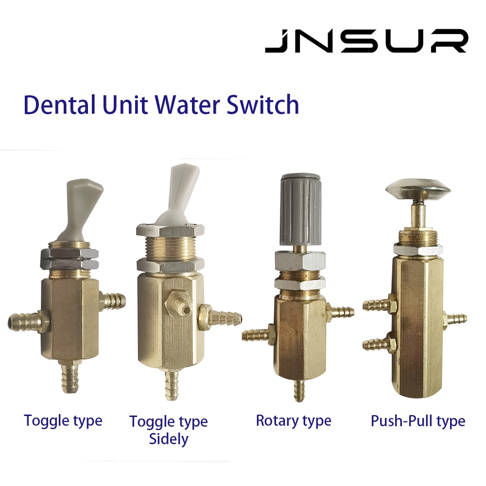JNSUR Dental Unit Water Switch Water Source Control Dental Chair Product Spare Parts Customized Dental Chair Accessories