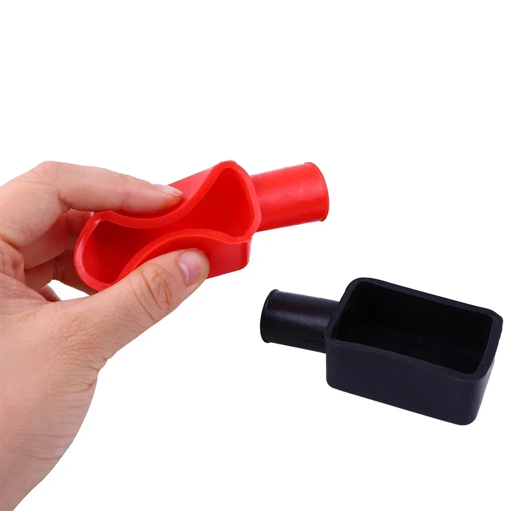 Equipment Battery Terminal Cover 2pcs Auto Car Rubber Insulating Positive Protection Protector Cover Accessory Durable