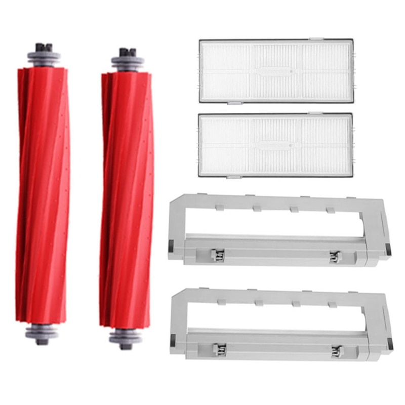 6Pcs Replacement Accessory For Roborock S7 T7S Plus G10 G10S Pro Main Brush Hepa Filter Mops Spare Parts Robotic Vacuum Cleaner