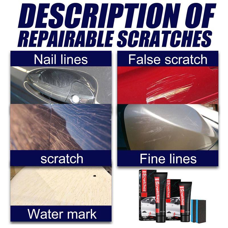 Car Scratch Remover Car Paint Remover Paste Repair Scratch Dust-proof And Waterproof Scratch Remover For Vehicles Auto Scratch