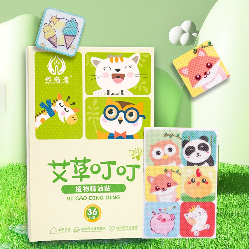 Cartoon Anti- Stickers Plant Stickers Traceless Plant Essential Oil Mild Stickers Paste
