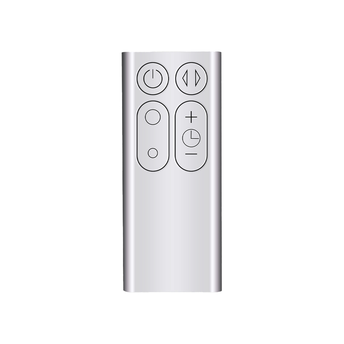 Replacement Remote Control Suitable for AM11 TP00 Air Purifier Leafless Fan Remote Control Silver