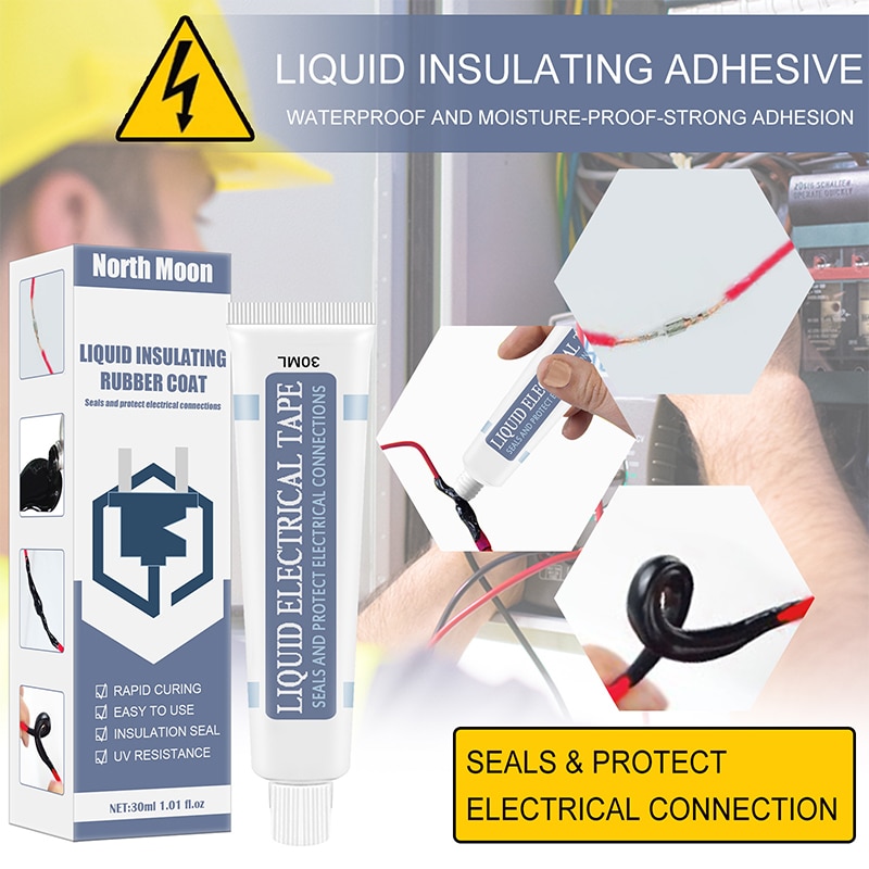 30/50ml Liquid Insulating Glue High Temperature Waterproof Anti UV Lamp Board Insulation Electrical Sealant Fast Dry Glue