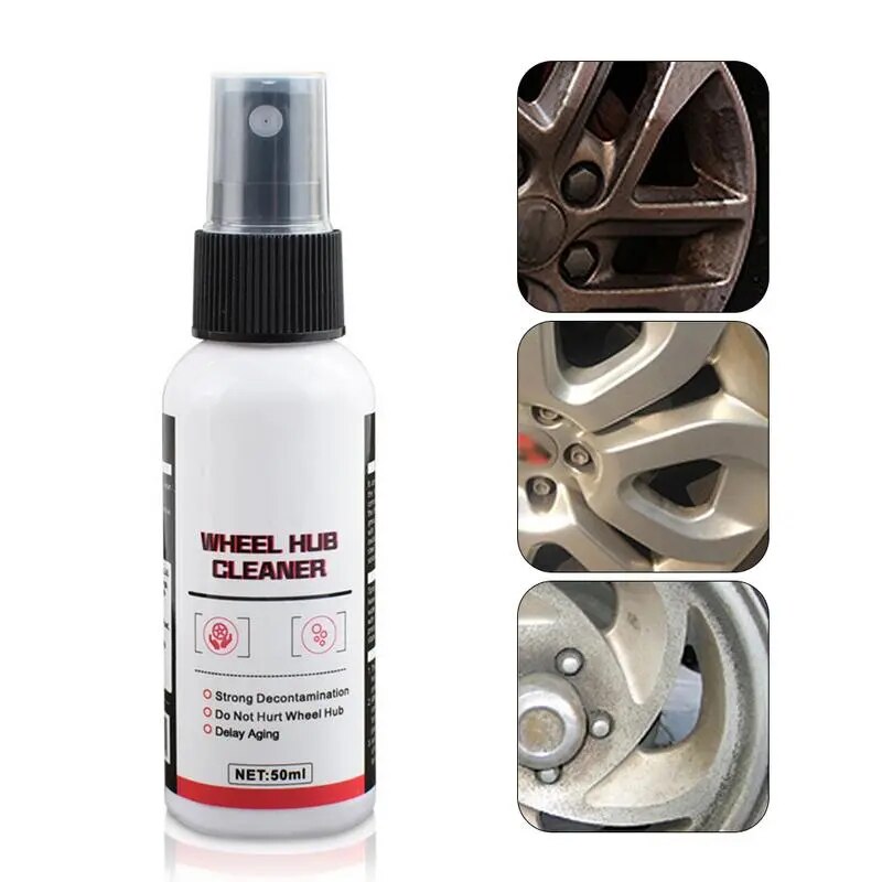 50ml Car Wheel Cleaner Rust Removal Cleaning Tool Wheels Hub Steel Spray Rims Remove Rust From Metal Surfaces Car Accessories