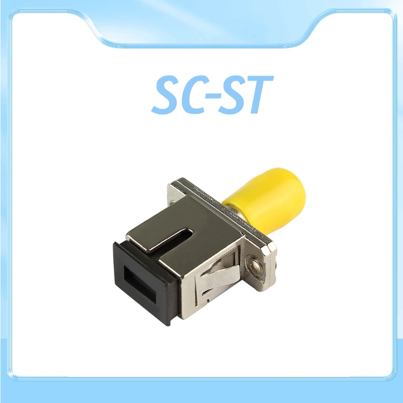 SC-ST fiber optic flange coupler fiber optic adapter fiber optic connector conversion head FTTH