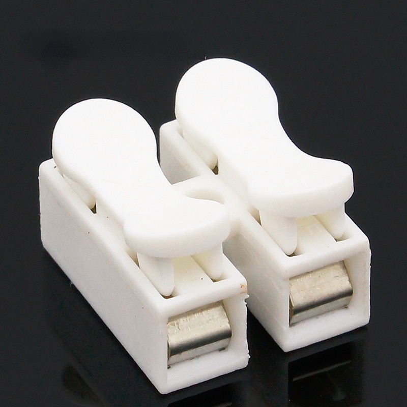 30pcs lot 2 Pins Electrical Cable Connectors CH2 Quick Splice Lock Wire Terminals