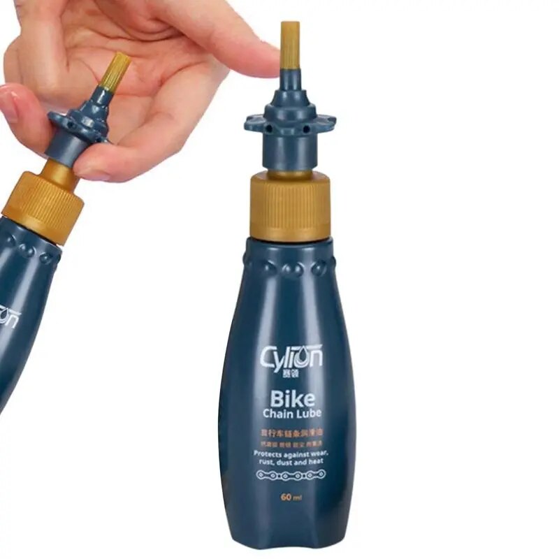 Bike Chain Lubricant Cycling Bike Lubrication Maintenance Oil Bike Lubricating Oil Lube Perfect Accessory For Mountain Bike 60mL